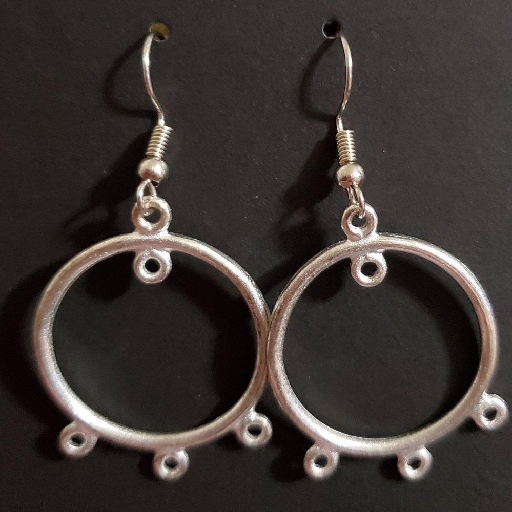Earrings on Silver colored hooks